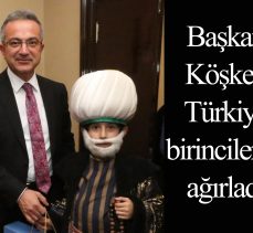 Başkan Köşker, Türkiye birincilerini ağırladı