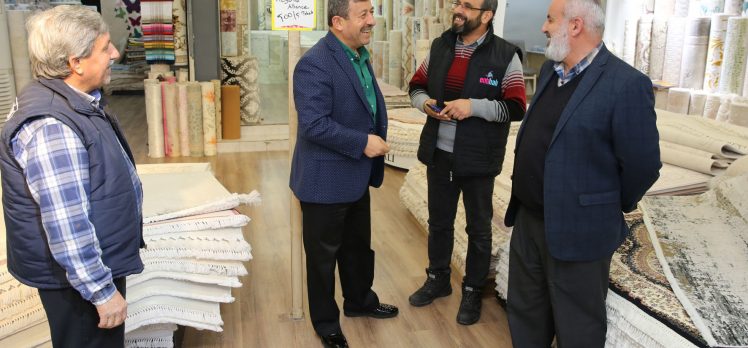 Başkan Karabacak İstasyon Esnafını Ziyaret Etti