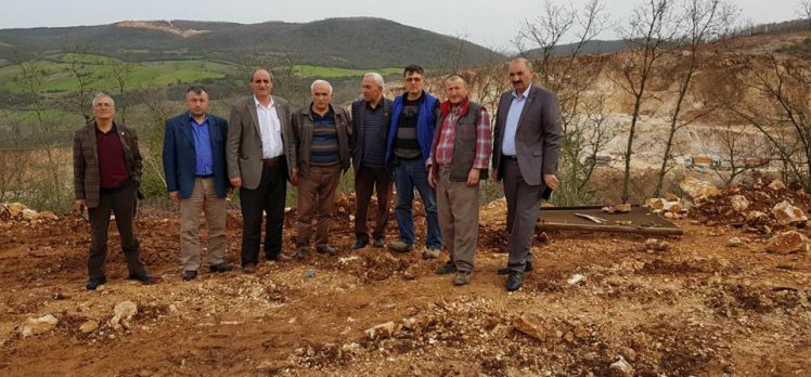 Köylüler taş ocağını CHP’ye şikayet etti