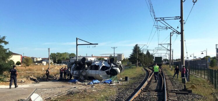Tekirdağ’da tren kazası: 4 öldü, 8 yaral