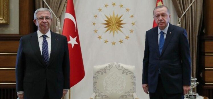 Cumhurbaşkanı Erdoğan, Mansur Yavaş ile görüştü