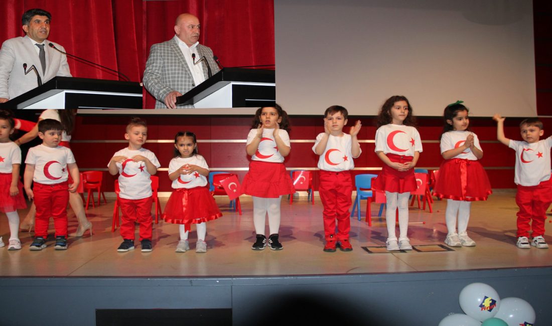 Gebze Final Akademi Okulları Anasınıfı öğrencileri ve yoğun veli katılımıyla