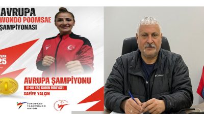 Hür sen Gebze ilçe temsilcisi Hasan Akgül, tekwandoda Avrupa birincisi