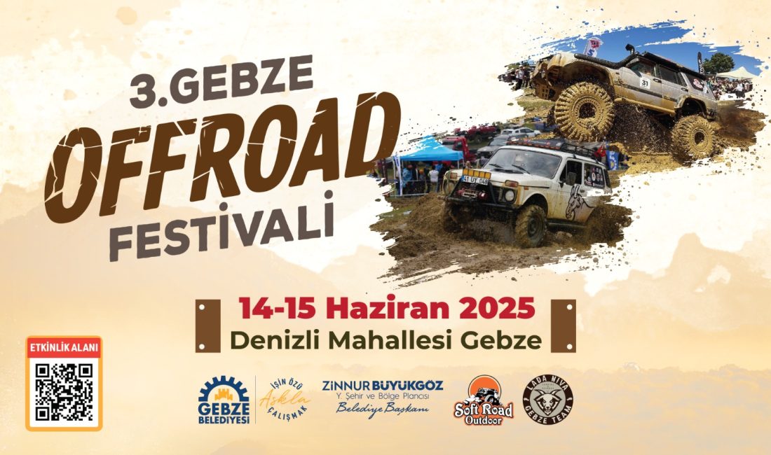 Gebze Belediyesi tarafından bu yıl üçüncüsü düzenlenen Off-Road Festivali, adrenalin