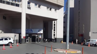 Gebze’de bir işyerinde bir  bir kişi doğalgaz tesisatı döşenmesi sırasında