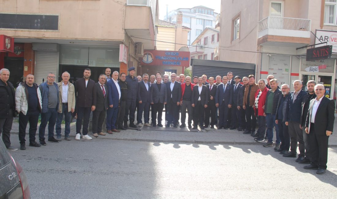 Gebze Trabzonlular Derneği, Gebze’nin önde gelen isimlerini bir araya getiren