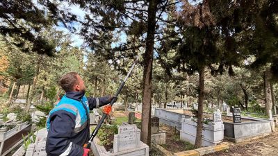 Gebze Belediyesi Mezarlıklar Müdürlüğü ekipleri, Ramazan ayı ve yaklaşan bayram öncesinde