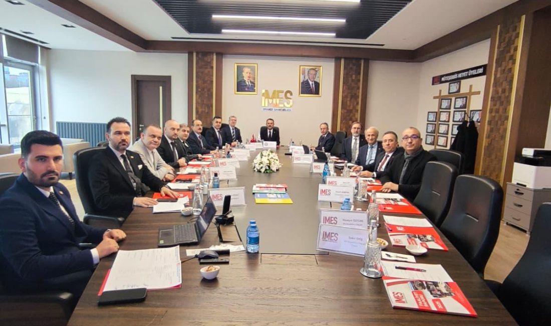 İMES Organize Sanayi Bölgesi Müteşebbis Heyet Toplantısı, Vali İlhami Aktaş başkanlığında
