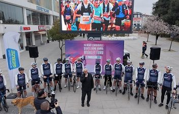 Gebze Belediyesi tarafından düzenlenen "18 Mart Çanakkale Zaferi Bisiklet Turu"