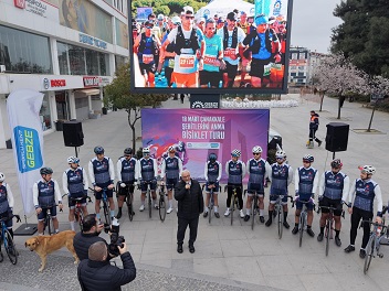 Gebze Belediyesi tarafından düzenlenen "18 Mart Çanakkale Zaferi Bisiklet Turu"