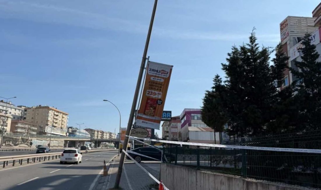  Tatlıkuyu Mahallesi Güney Yanyol Caddesi üzerinde devrilme tehlikesi bulunan