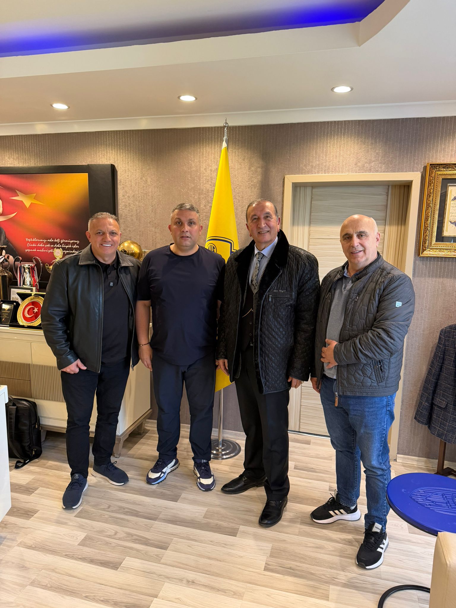 ANKARA – Avrupa Türk Futbol Federasyonu (ATFF) heyeti, MKE Ankaragücü