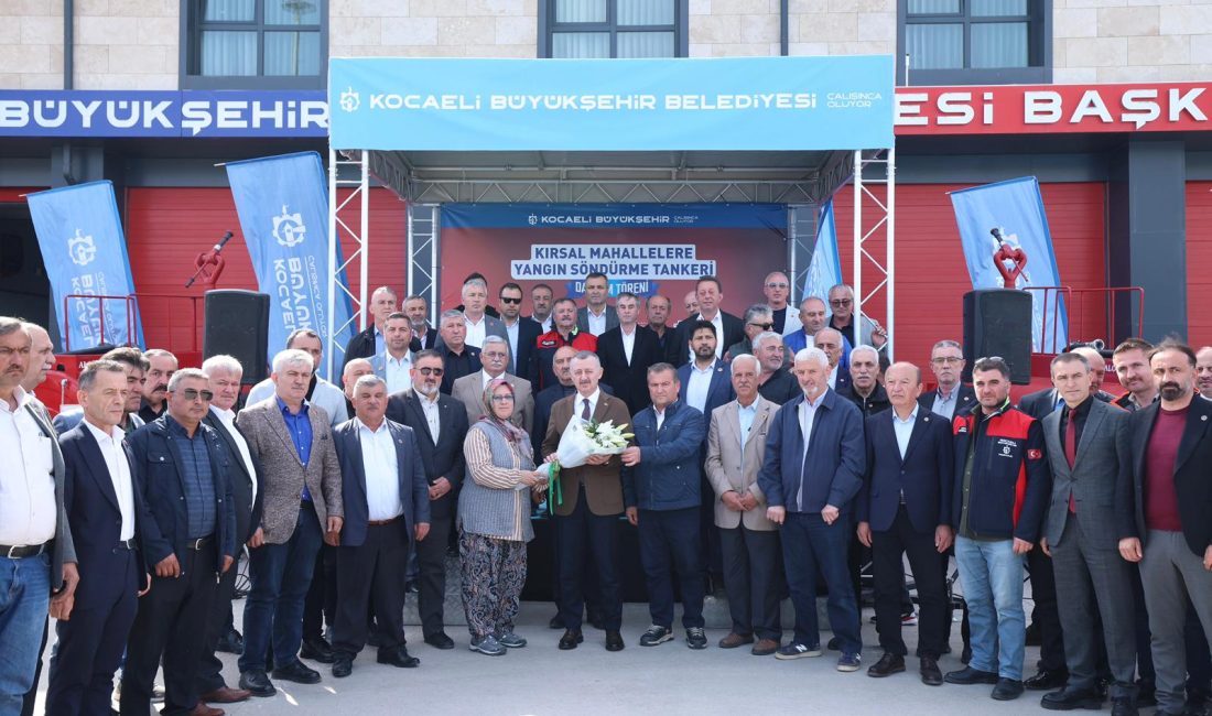 Kocaeli Büyükşehir Belediyesi, kırsaldaki yangın söndürme tankerlerinin sayısını 105’e çıkardı.