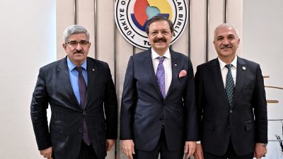 GEBZE TİCARET ODASI YÖNETİM KURULU BAŞKANI ASLANTAŞ, TOBB BAŞKANI HİSARCIKLIOĞLU