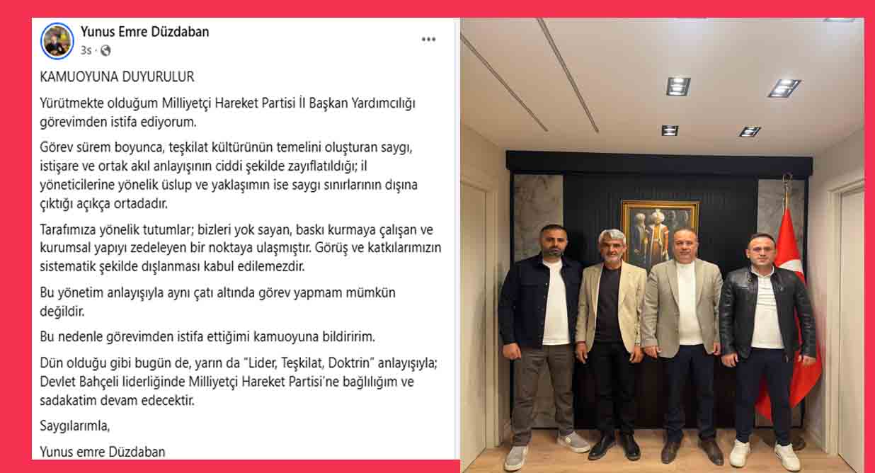 MHP Kocaeli İl  Teşkilatı’nda  Çayırova kökenli  il başkan yardımcıları Yunus