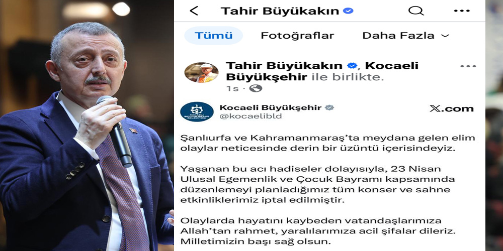 Kocaeli Büyükşehir Belediyesi 23 Nisan Ulusal Egemenlik ve Çocuk Bayramı