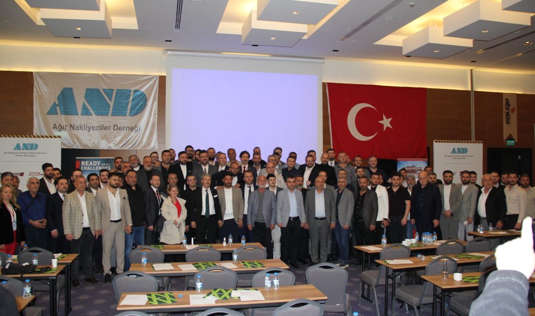 Ağır Nakliyeciler Derneği’nin (AND) 5. Olağan Genel Kurul Toplantısı’nda, başkanlık