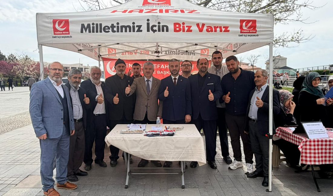 YRP Gebze İlçe Teşkilatı tarafından Gebze Kent Meydanı’nda teşkilat mensuplarımız