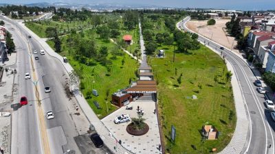 Kocaeli Büyükşehir Belediyesi’nin Gebze’ye kazandırdığı Millet Bahçesi, yalnızca yeşil alan