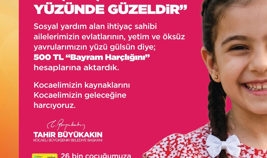 Kocaeli Büyükşehir Belediyesi, bayramların sadece takvimdeki özel günlerden ibaret olmadığını