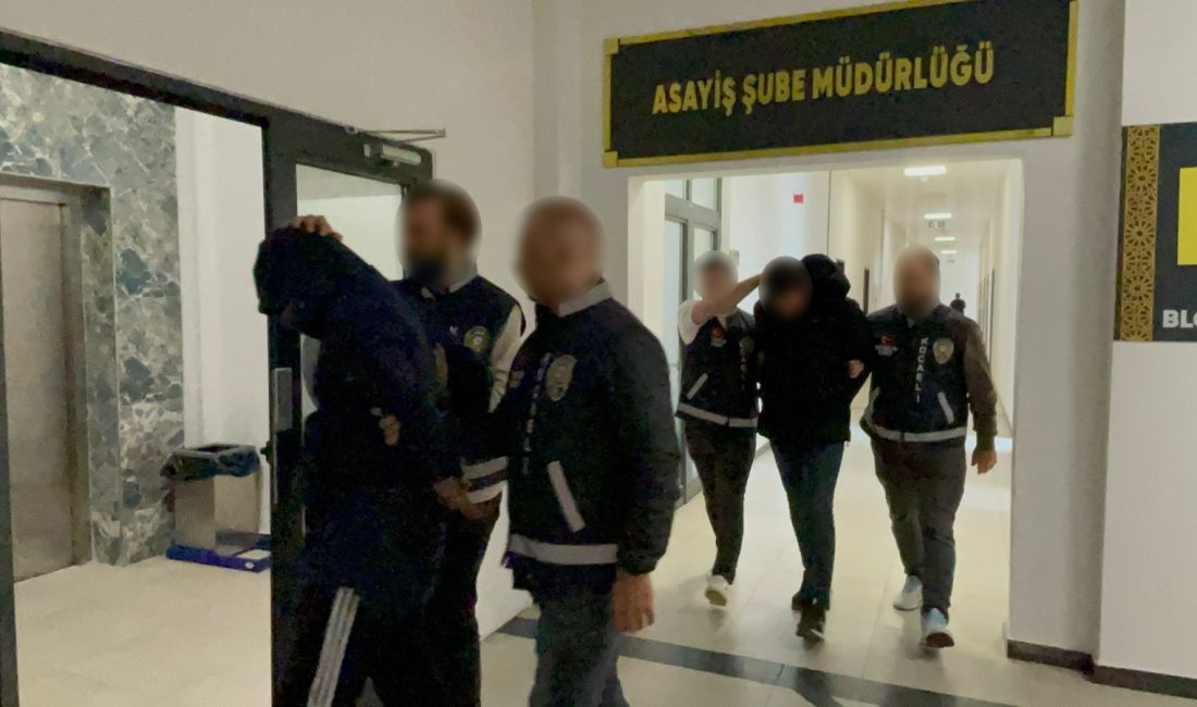 Darıca’da bir evden 25 bin TL değerinde malzeme çalan 3