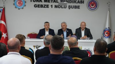 GTO Yönetim Kurulu Başkanı   Abdurrahman Aslantaş, Türk Metal Sendikası Gebze