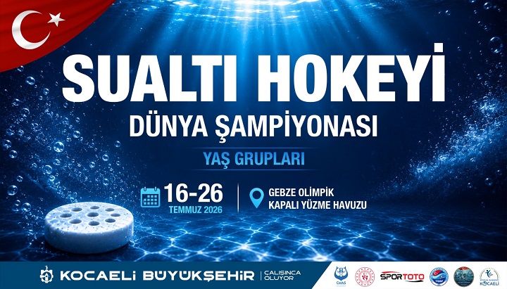 Gebze'de Sualtı Hokeyi Dünya Şampiyonası heyecanı başladı