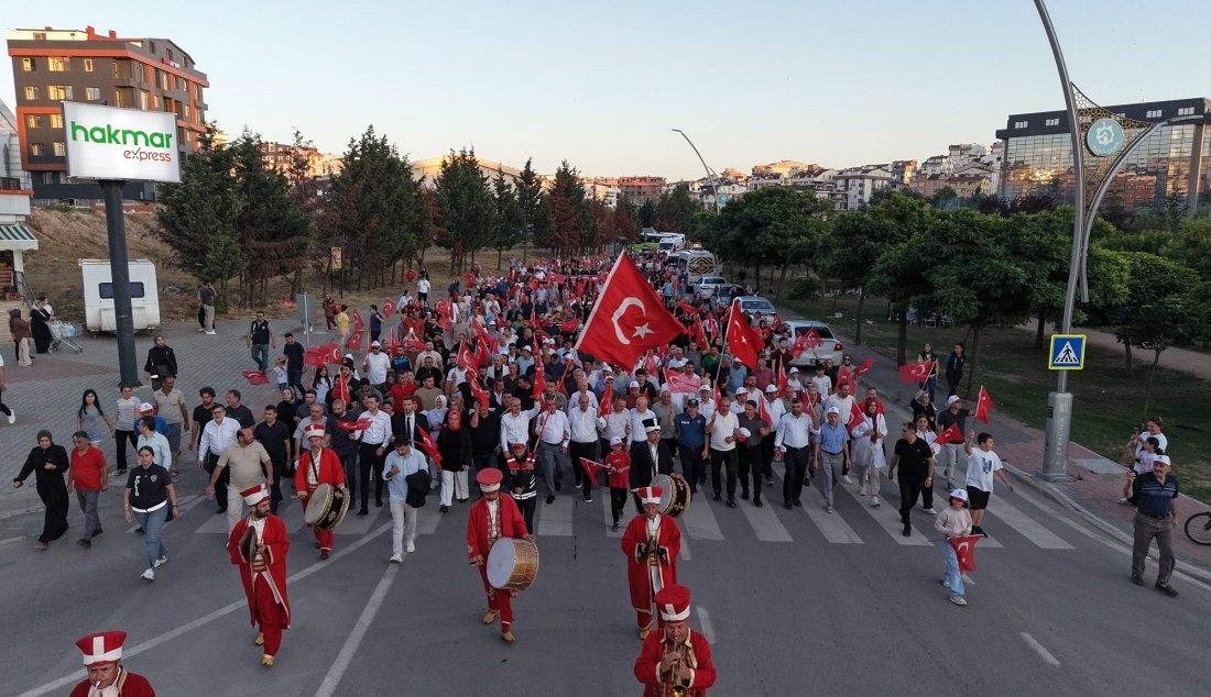 15 Temmuz Demokrasi ve Milli Birlik Günü’nün 10. Yıldönümü’nde yüzlerce