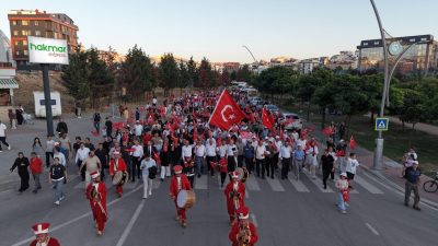 15 Temmuz Demokrasi ve Milli Birlik Günü’nün 10. Yıldönümü’nde yüzlerce