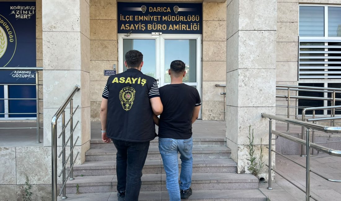 Darıca’da  27 Temmuz'da meydana gelen hırsızlık olayının şüphelisi olan 26