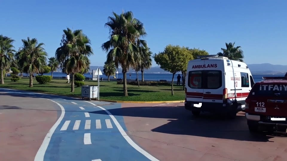 Darıca sahilinde bugün akşam saatlerinde 2’si kadın 1’i erkek olmak
