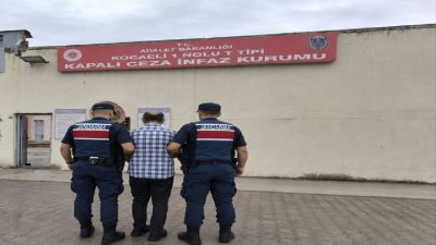Gebze’de hakkında 8 yıl 4 ay hapis cezası bulunan hükümlü