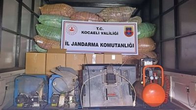  Gebze İlçe Jandarma Komutanlığı ekipleri tarafından Darıca’da  düzenlenen operasyonda, piyasa