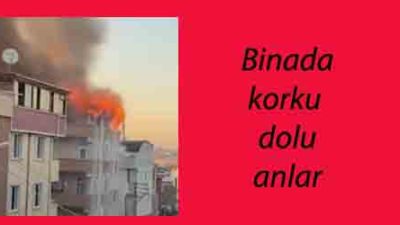 Darıca’nın  Kazım Karabekir Mahallesi'nde bulunan 4 katlı bir apartmanın çatı