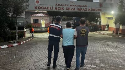 Hakkında 8 yıl 4 ay hapis cezasıyla aranılan hükümlü Dilovası’nda