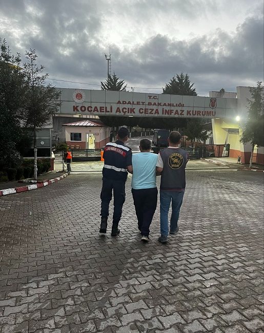 Hakkında 8 yıl 4 ay hapis cezasıyla aranılan hükümlü Dilovası’nda