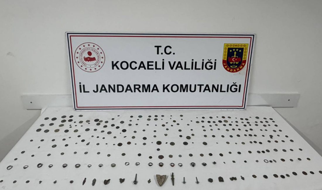 Jandarma Komutanlığı ekipleri tarafından  Dilovası’nda  “tarihi eser kaçakçılığıyla” ilgili yapılan