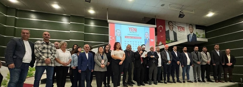 Yeni Parti Gebze İlçe Başkanlığı’nın 1. Olağan Genel Kongresi’nde Yeni